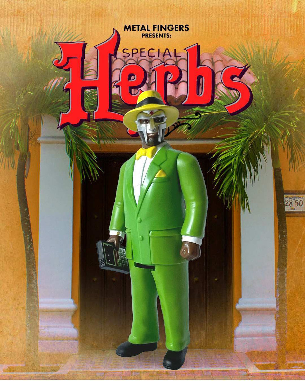 MF DOOM Special Herbs ReAction Figure – Super7 Hip Hop Collectible Action Figure