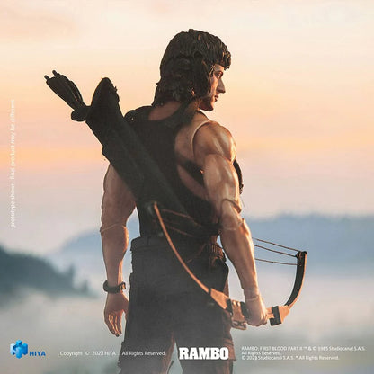 Rambo: First Blood Part II - Exquisite Super Series - John J. Rambo - 1:12 Scale Action Figure - Imperfect Boxes