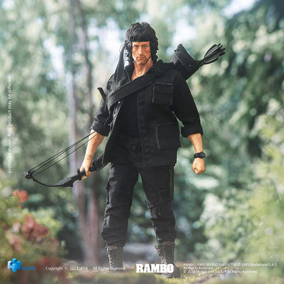 Rambo: First Blood Part II - Exquisite Super Series - John J. Rambo - 1:12 Scale Action Figure - Imperfect Boxes