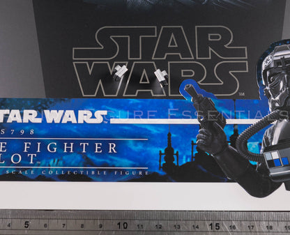 Hot Toys MMS798 TIE Fighter Pilot silver attachable belt accessories 1/6 scale