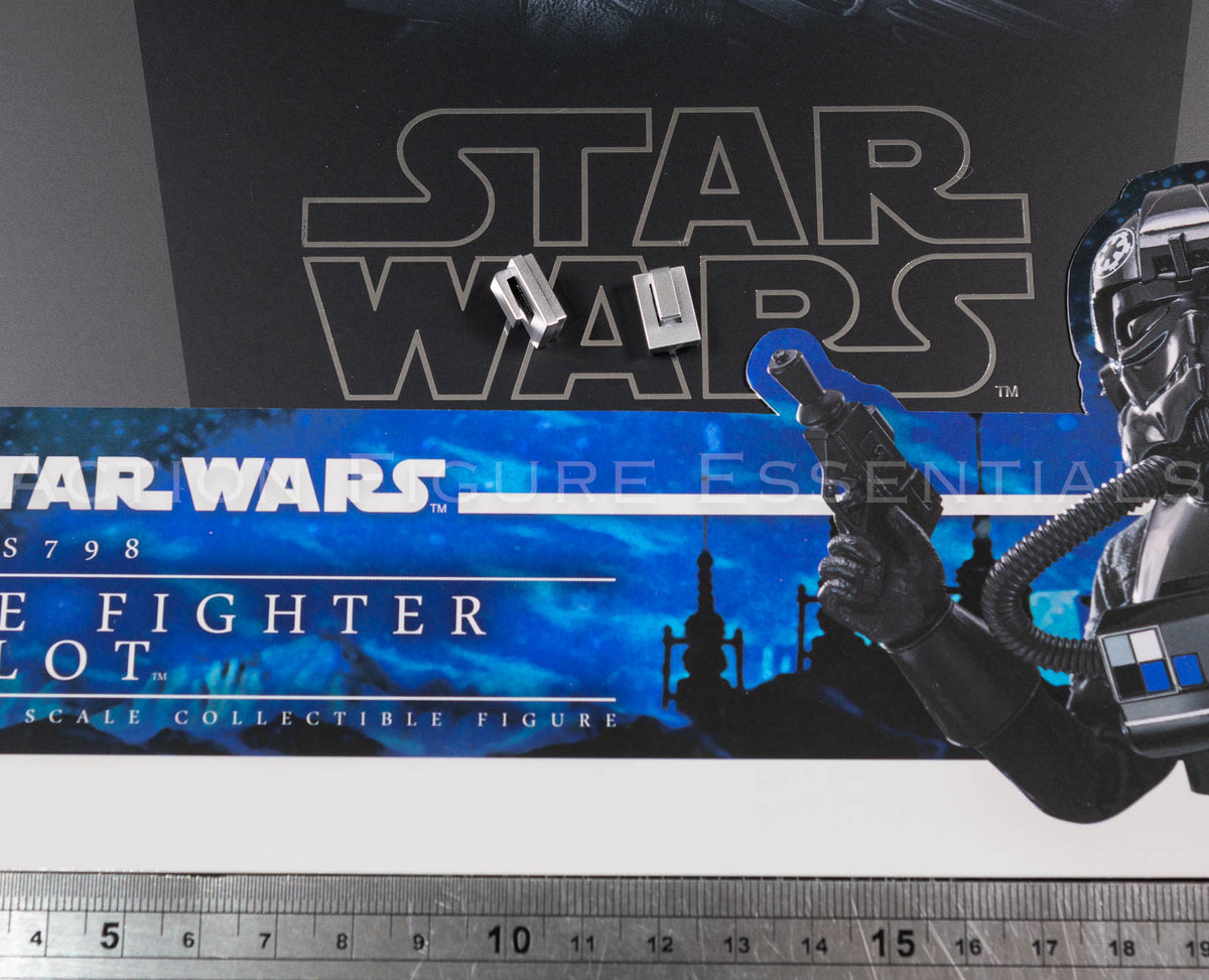 Hot Toys MMS798 TIE Fighter Pilot silver attachable belt accessories 1/6 scale