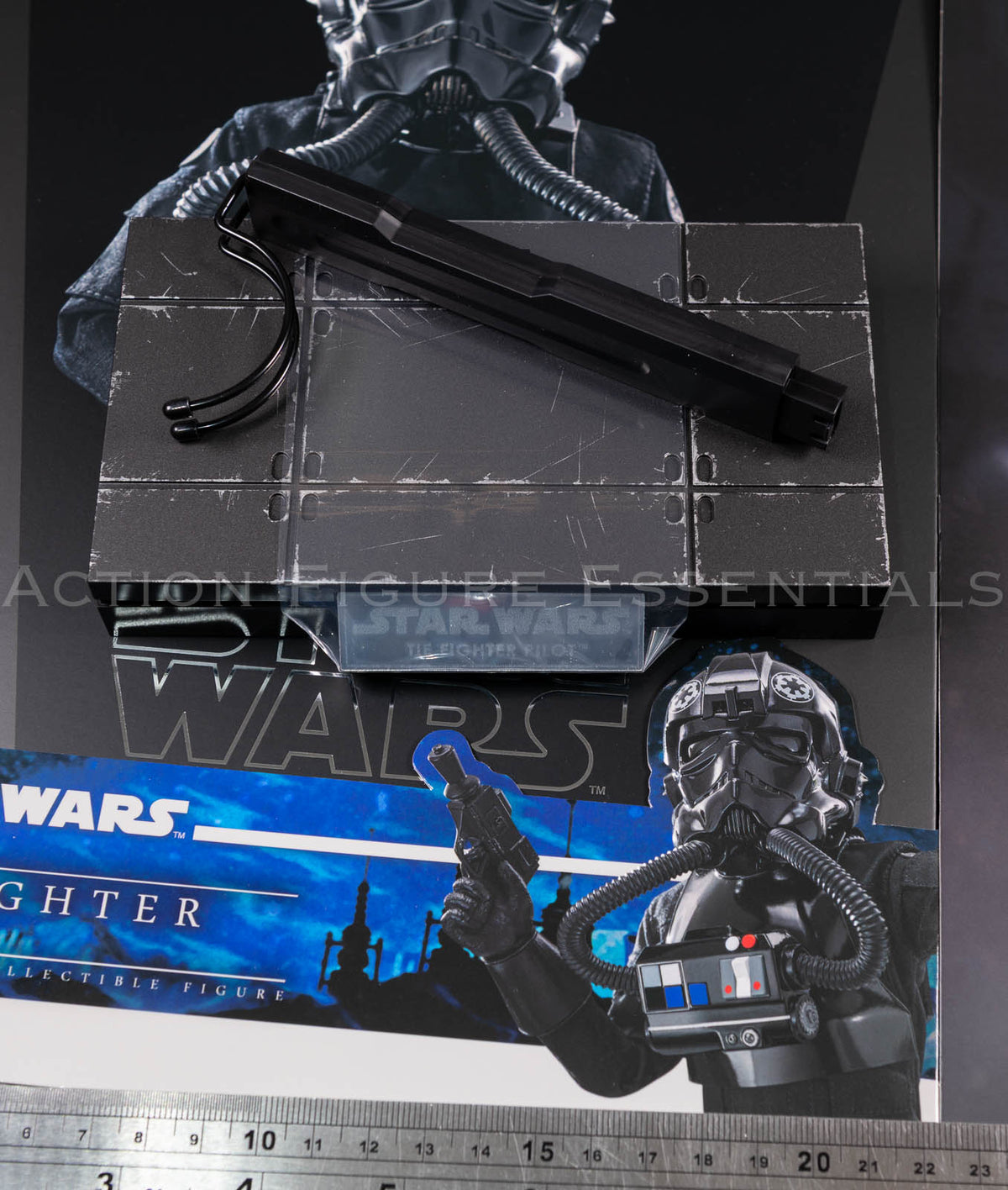 Hot Toys MMS798 TIE Fighter Pilot Star Wars display base and support stand 1/6 scale