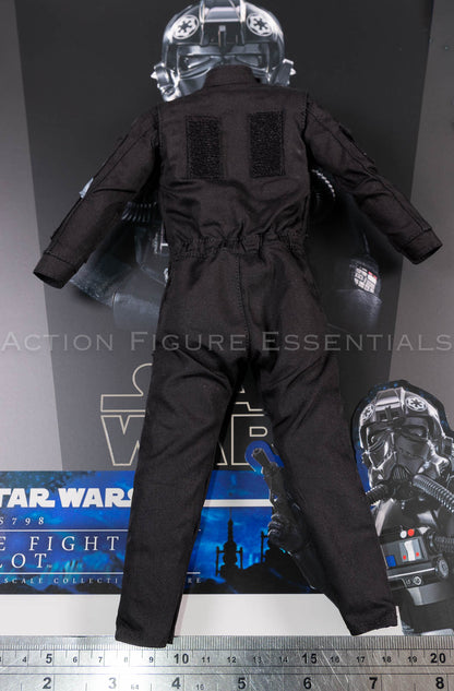 Hot Toys MMS798 TIE Fighter Pilot black flight suit with Imperial sleeve details 1/6 scale