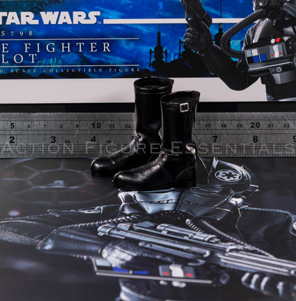 Hot Toys MMS798 TIE Fighter Pilot black Imperial boots original Star Wars 1/6 scale parts