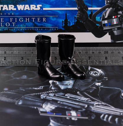 Hot Toys MMS798 TIE Fighter Pilot black Imperial boots original Star Wars 1/6 scale parts