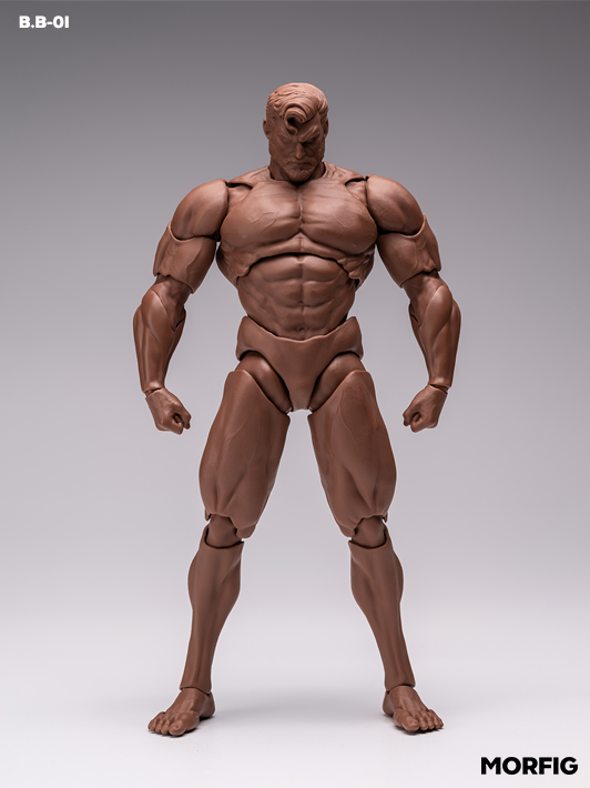 INART Queen Studios 1/12 blank male body black custom action figure