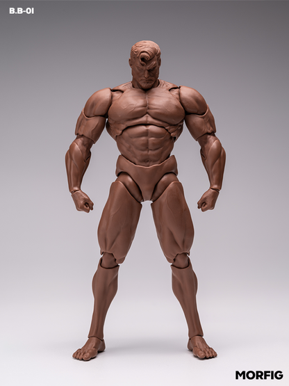 INART Queen Studios 1/12 blank male body black custom action figure