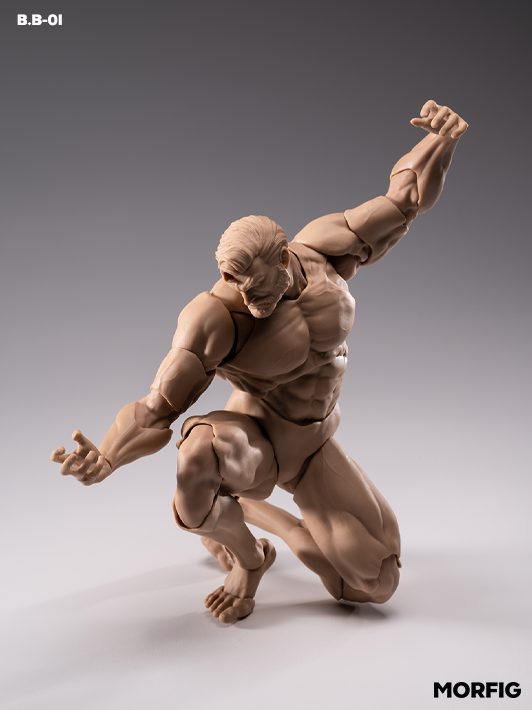 INART 1/12 male body for custom figures kitbashing and photography
