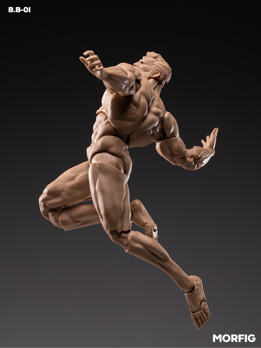 INART 1/12 male body for custom figures kitbashing and photography