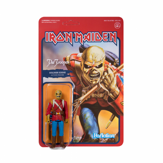 Super7 - Iron Maiden - Eddie The Trooper Art - ReAction Figure Retro Action Figure