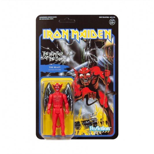 Super7 - Iron Maiden - Eddie The Number of The beast Album Art - ReAction Figure Retro Action Figure