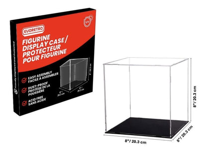 Evoretro 20cm acrylic modular display case for action figures and collectibles