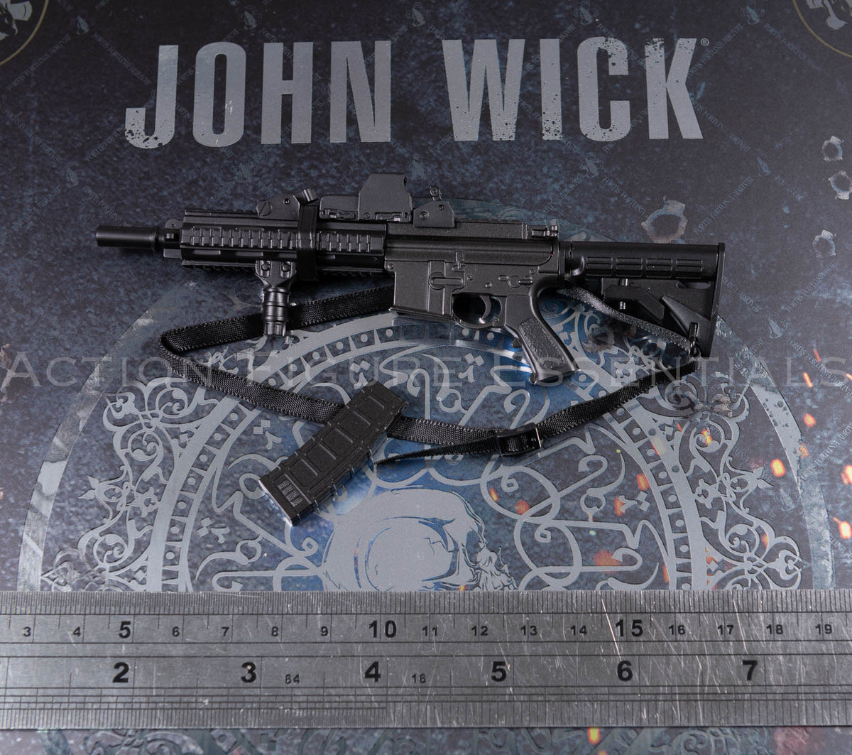 Hot Toys John Wick MMS832 Assault Rifle with Sling and Removable Magazine – 1/6 Scale – image 12