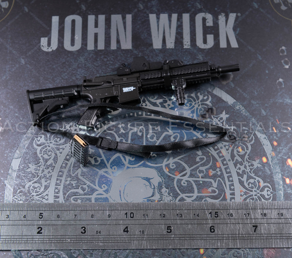 Hot Toys John Wick MMS832 Assault Rifle with Sling and Removable Magazine – 1/6 Scale – image 13