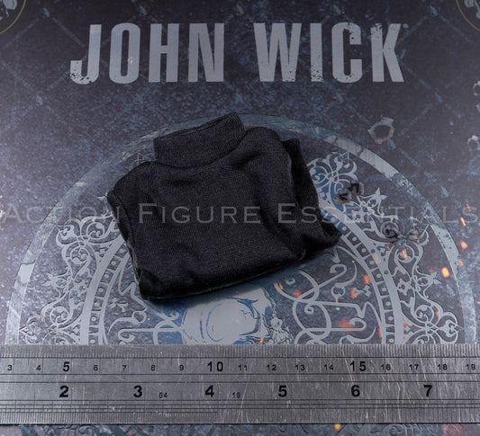 Hot Toys John Wick MMS832 Black High-Neck Long Sleeve Top – 1/6 Scale – photograph 19
