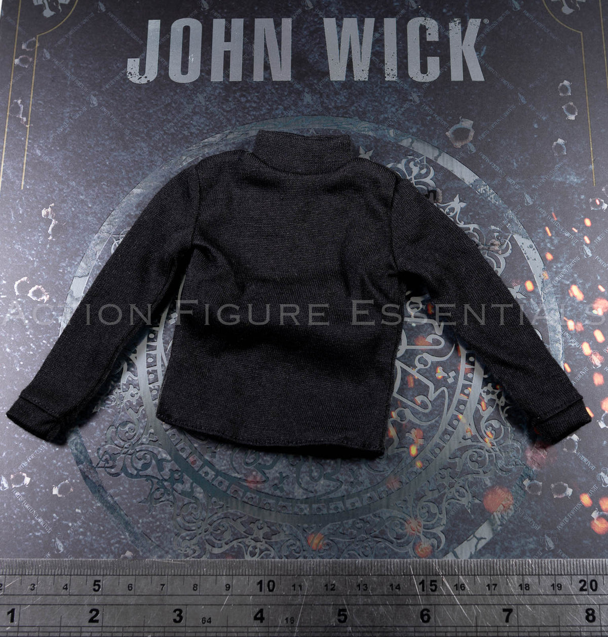 Hot Toys John Wick MMS832 Black High-Neck Long Sleeve Top – 1/6 Scale – photograph 20