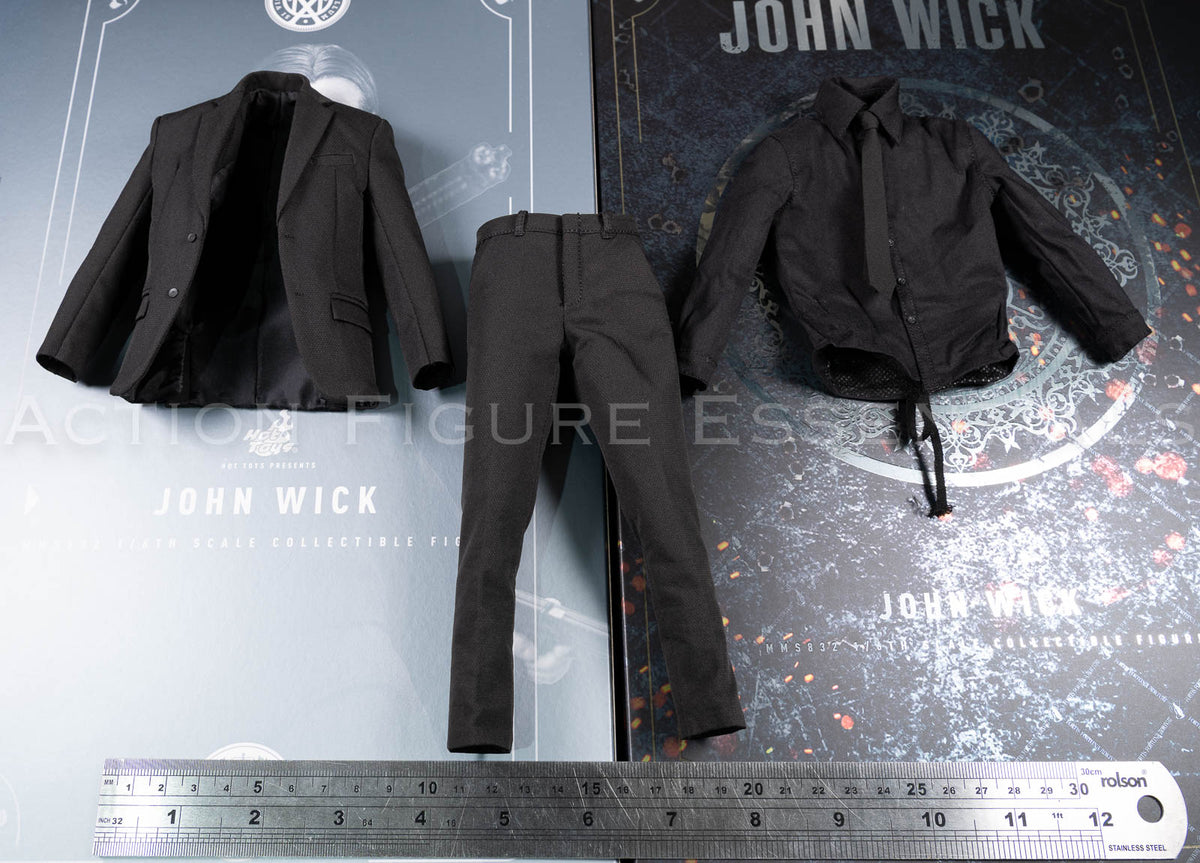 Hot Toys John Wick MMS832 Tailored Black Suit, Shirt & Tie – 1/6 Scale – photograph 23