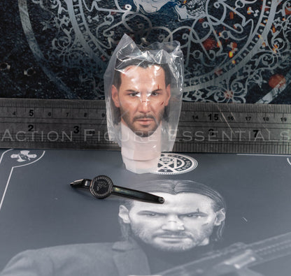 Hot Toys John Wick MMS832 Battle-Damaged Head Sculpt – 1/6 Scale – photograph 39