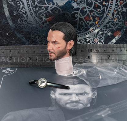Hot Toys John Wick MMS832 Battle-Damaged Head Sculpt – 1/6 Scale – photograph 41