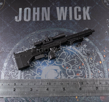 Hot Toys John Wick MMS832 Scoped Tactical Rifle with Removable Magazine – 1/6 Scale – image 6