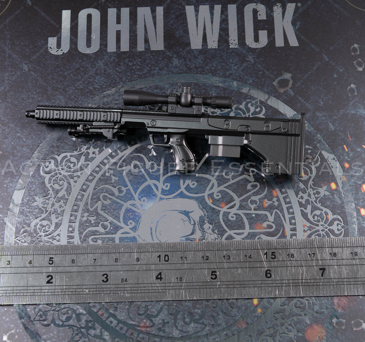 Hot Toys John Wick MMS832 Scoped Tactical Rifle with Removable Magazine – 1/6 Scale – image 7