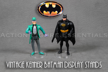 Vintage Kenner Batman - Action Figure Display Stands - Pro Deluxe (DX) - (Set of 10 Stands)