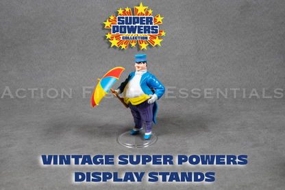 Vintage Kenner Super Powers - Display Stands - Pro Deluxe (DX) - (Set of 40 Stands)