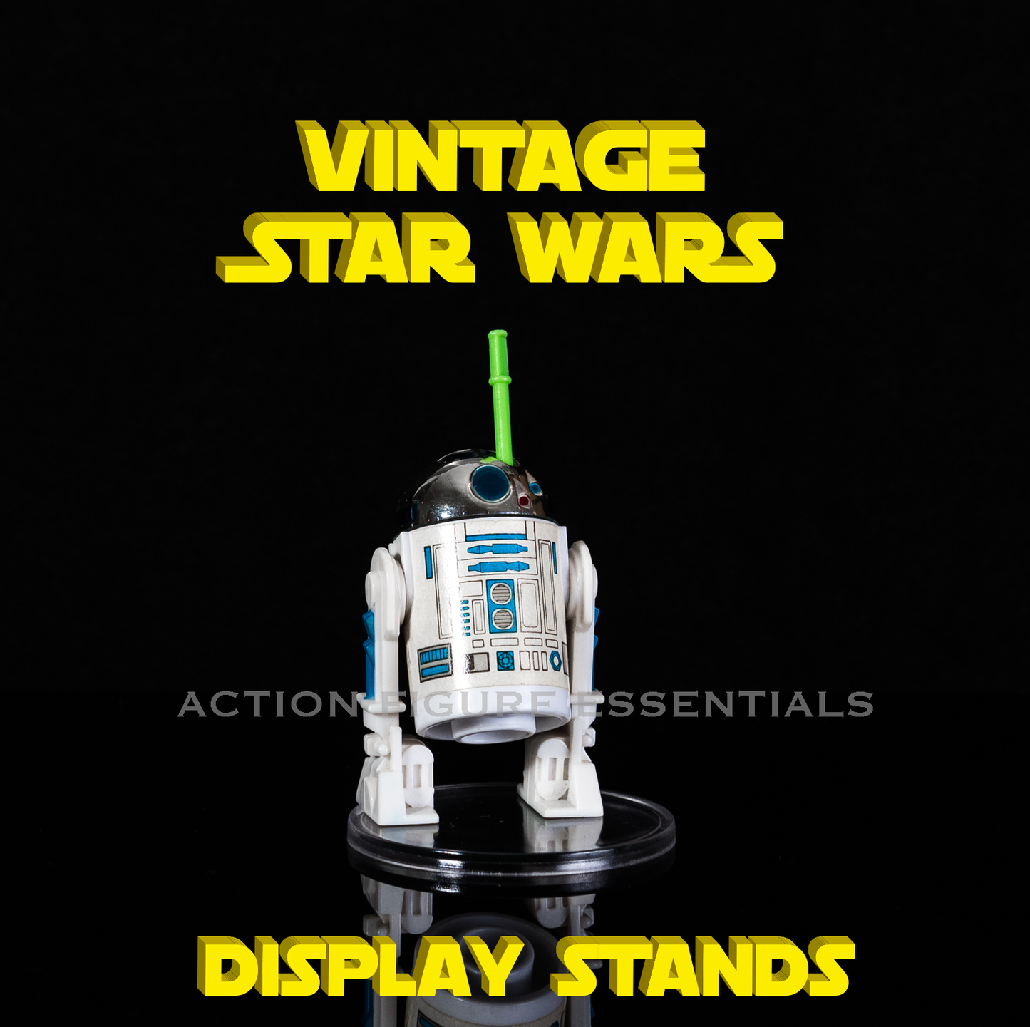 Vintage Star Wars - Pro Deluxe - Action Figure Display Stands - Size Large -