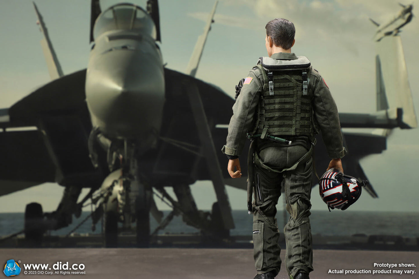 DID - Top Gun - MA80170 US Navy F/A-18E Pilot – Captain Mitchell - 1:6 Scale Action Figure