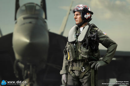 DID - Top Gun - MA80170 US Navy F/A-18E Pilot – Captain Mitchell - 1:6 Scale Action Figure