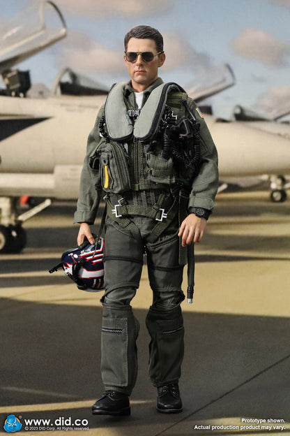 DID - Top Gun - MA80170 US Navy F/A-18E Pilot – Captain Mitchell - 1:6 Scale Action Figure
