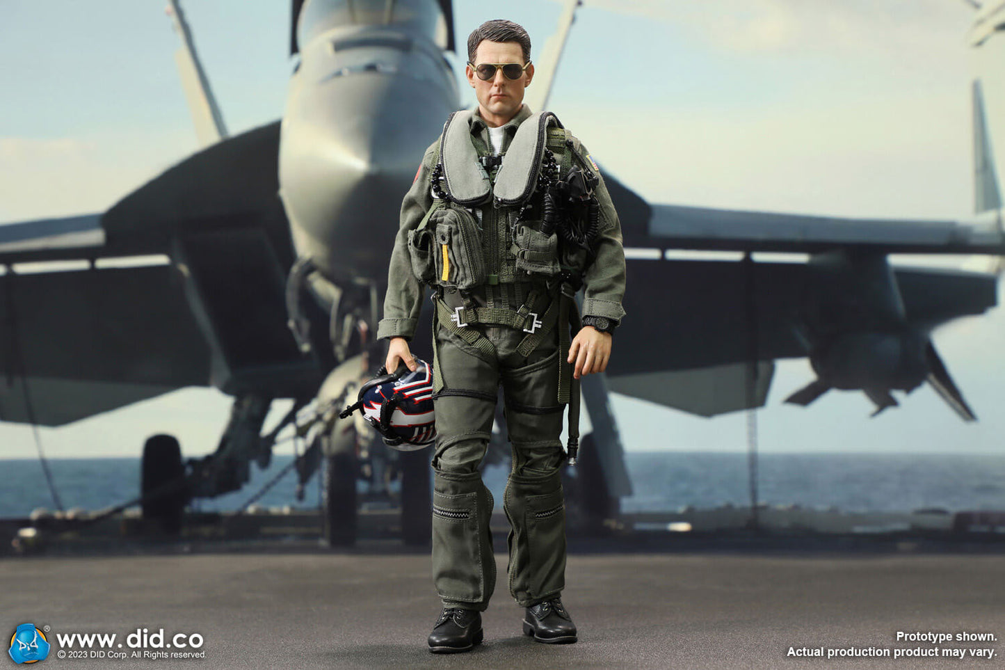DID - Top Gun - MA80170 US Navy F/A-18E Pilot – Captain Mitchell - 1:6 Scale Action Figure