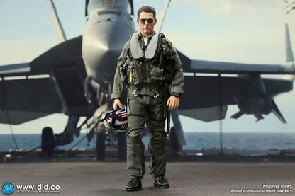 DID - Top Gun - MA80170 US Navy F/A-18E Pilot – Captain Mitchell - 1:6 Scale Action Figure