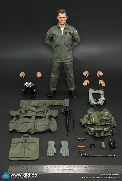 DID - Top Gun - MA80170 US Navy F/A-18E Pilot – Captain Mitchell - 1:6 Scale Action Figure