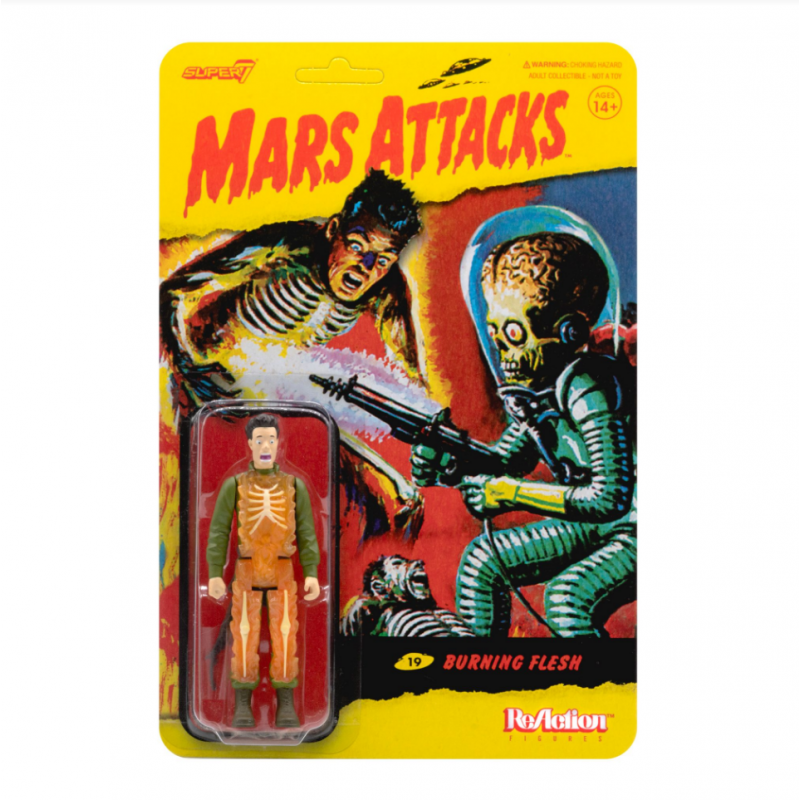 Super7 - Mars Attacks - Burning Flesh - ReAction Figure Retro Action Figure