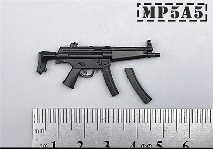 1/12 Scale Action Figure Weapons – Individual Mini Gun Models for 6” Figures