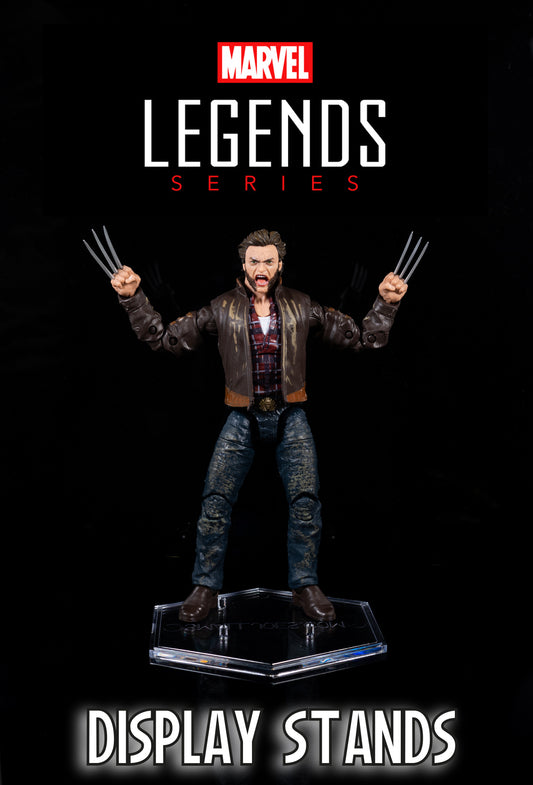 MARVEL Legends  - Display Stands - Available in Clear or Black -