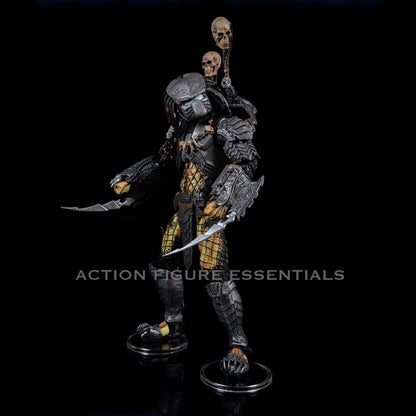 Pro Deluxe Stands for NECA Action Figures - (Clear) - (Set of x10 Stands) Predator etc