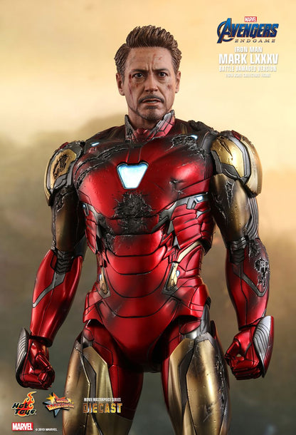 Hot Toys 1:6 - Iron Man - Avengers Endgame - Battle Damaged - MK85 LXXXV - MMS543