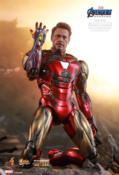 Hot Toys 1:6 - Iron Man - Avengers Endgame - Battle Damaged - MK85 LXXXV - MMS543