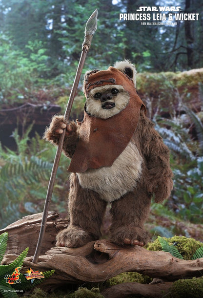 Hot Toys Star Wars - Princess Leia Wicket W.Warwick Exclusive Set - MMS551 - 1:6 Scale - Return of The Jedi