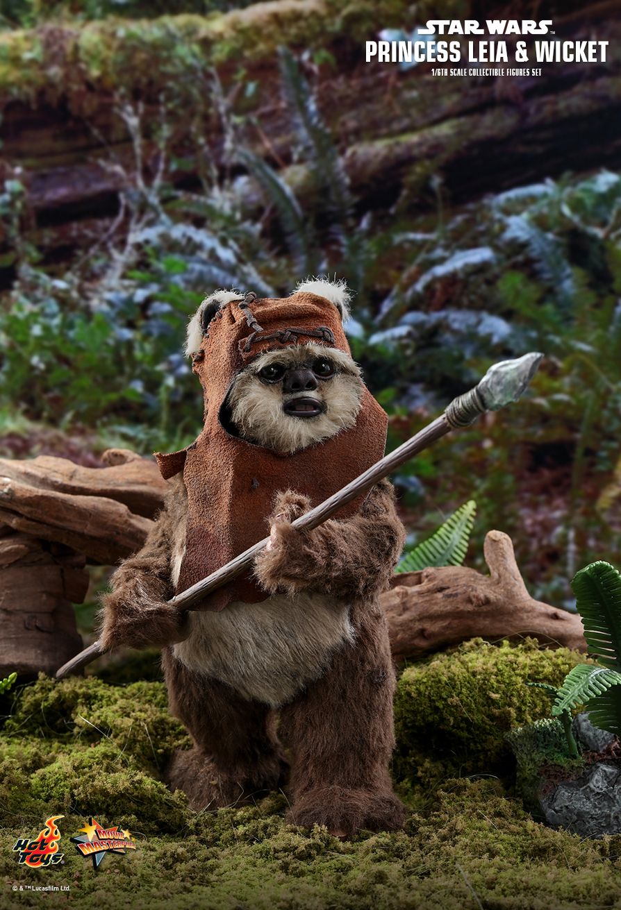 Hot Toys Star Wars - Princess Leia Wicket W.Warwick Exclusive Set - MMS551 - 1:6 Scale - Return of The Jedi