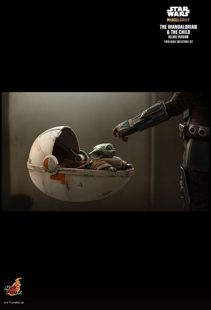 Hot Toys 1:6 - Mandalorian and The Child (Grogu) - Deluxe Set - TMS015 - Star Wars