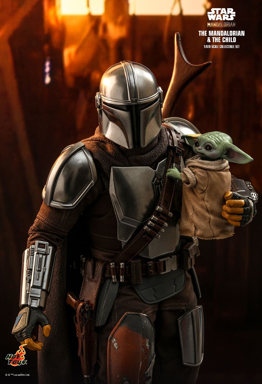 Hot Toys 1:6 - Mandalorian and The Child (Grogu) - Deluxe Set - TMS015 - Star Wars