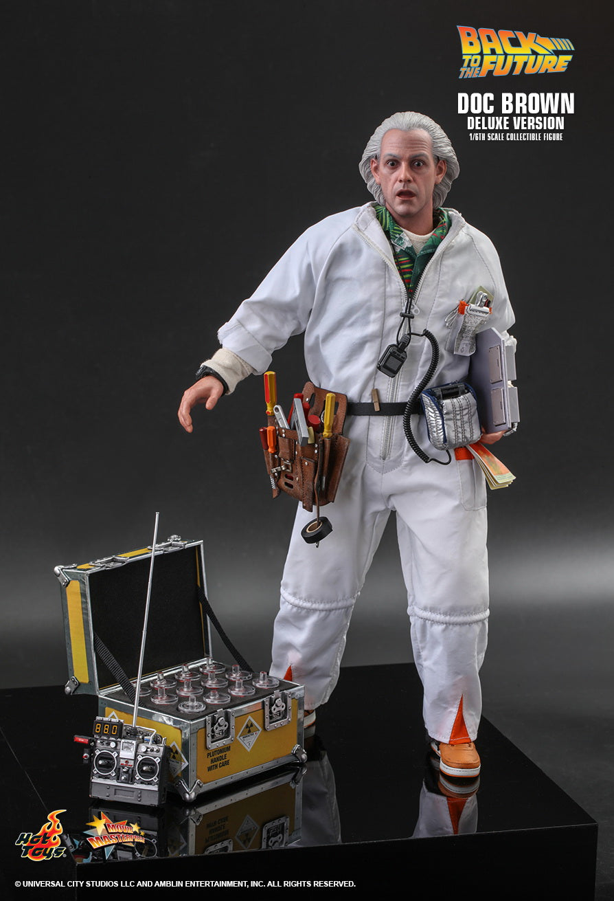 Hot Toys 1:6 -  Doc Brown - Back To The Future - Deluxe Set - MMS610