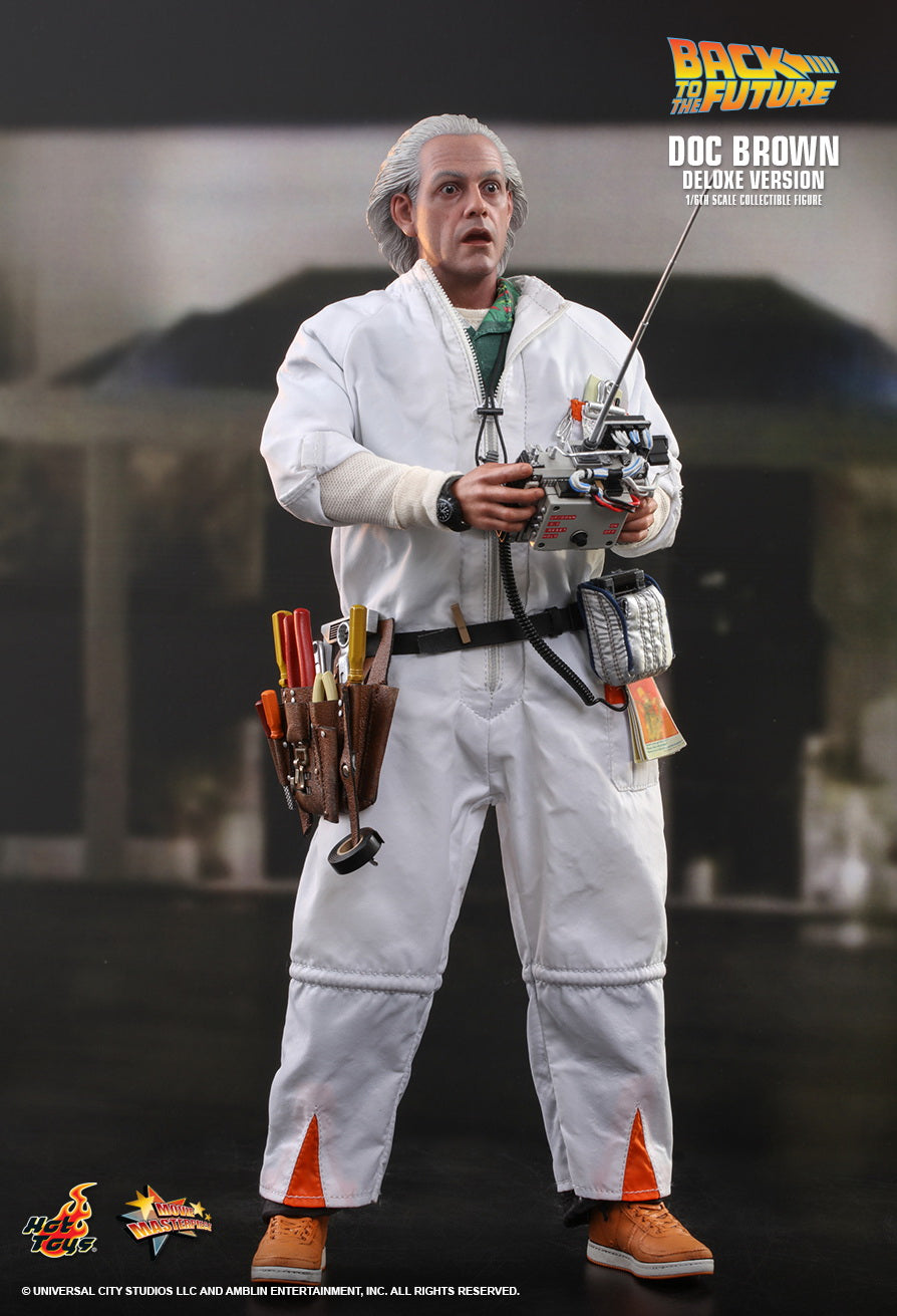 Hot Toys 1:6 -  Doc Brown - Back To The Future - Deluxe Set - MMS610