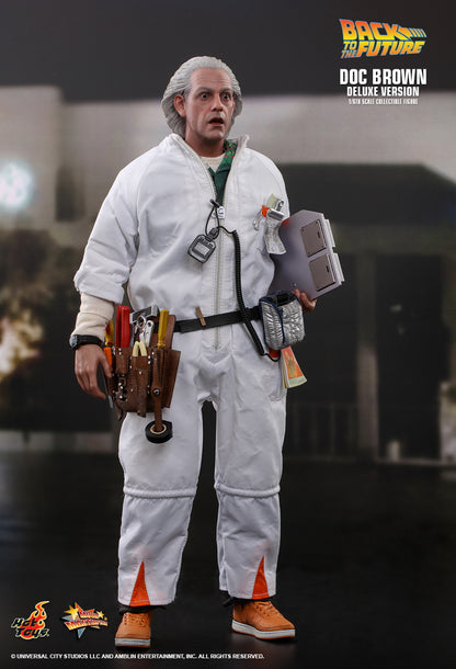 Hot Toys 1:6 -  Doc Brown - Back To The Future - Deluxe Set - MMS610