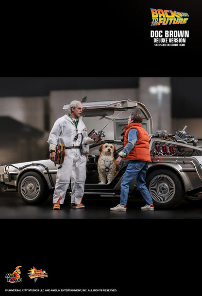 Hot Toys 1:6 -  Doc Brown - Back To The Future - Deluxe Set - MMS610