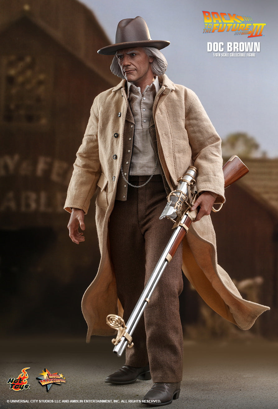 Hot Toys 1:6 -  Doc Brown - Back To The Future III - MMS617