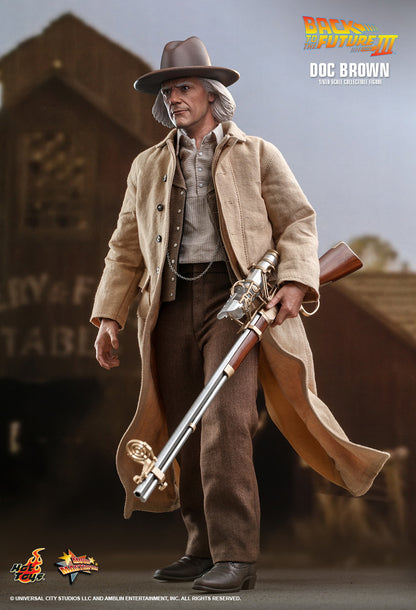 Hot Toys 1:6 -  Doc Brown - Back To The Future III - MMS617